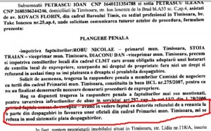 plangere penala Robu